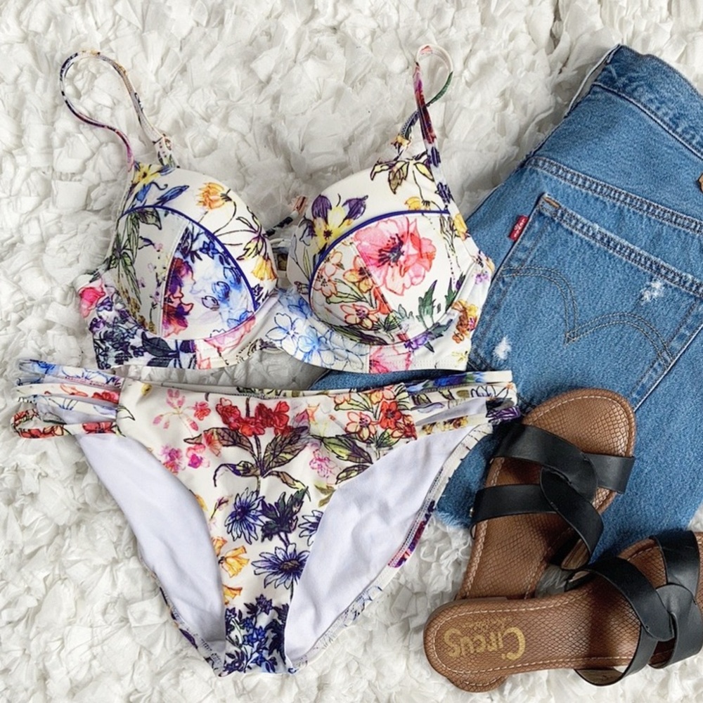 RACHEL Rachel Roy Floral Bikini